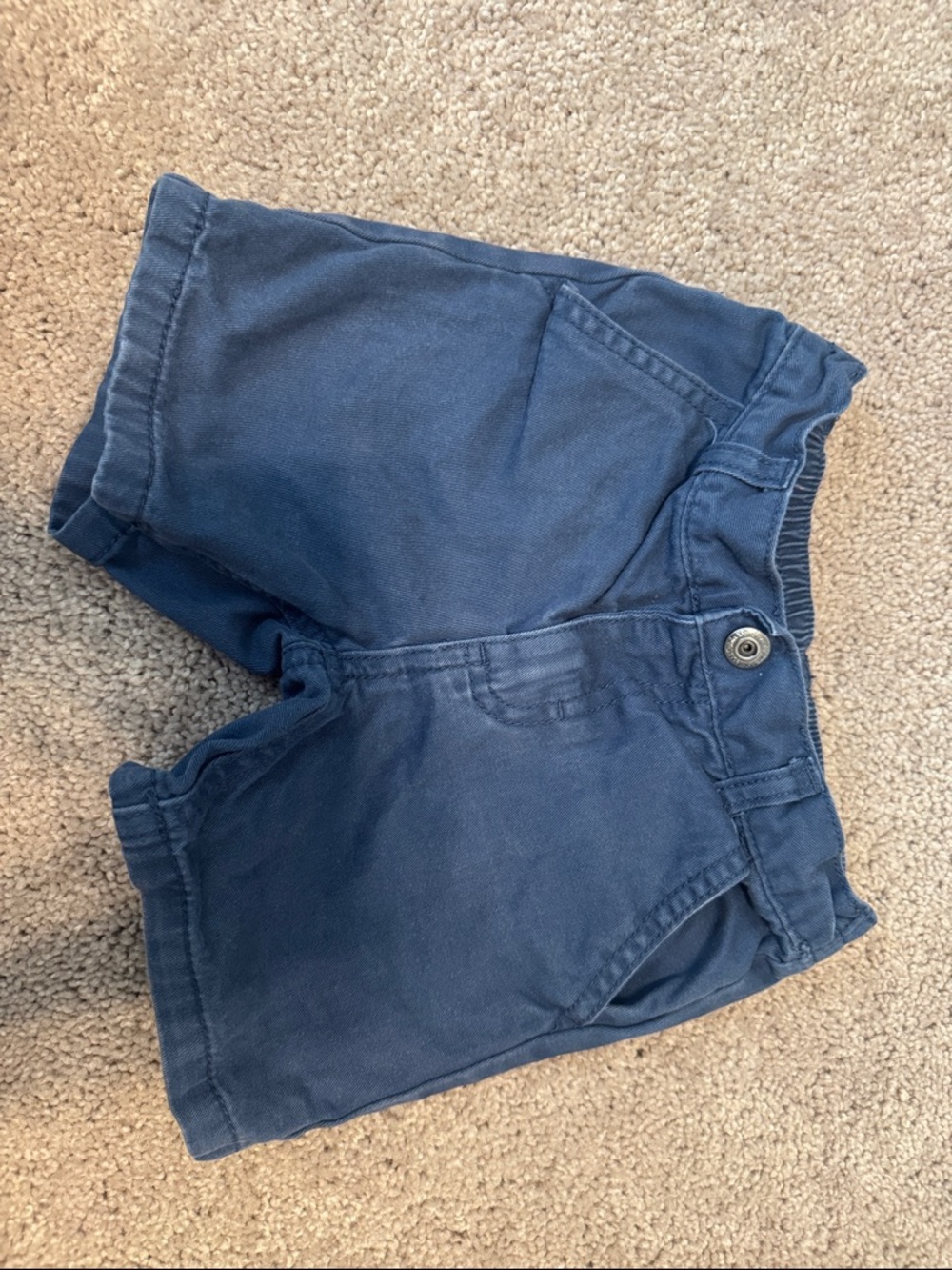 Kids Navy Casual Cotton Shorts